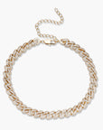 Cuban Chain Link Choker Necklace